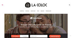 Desktop Screenshot of la-coloc.fr