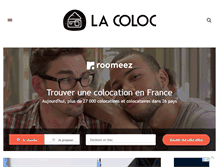 Tablet Screenshot of la-coloc.fr